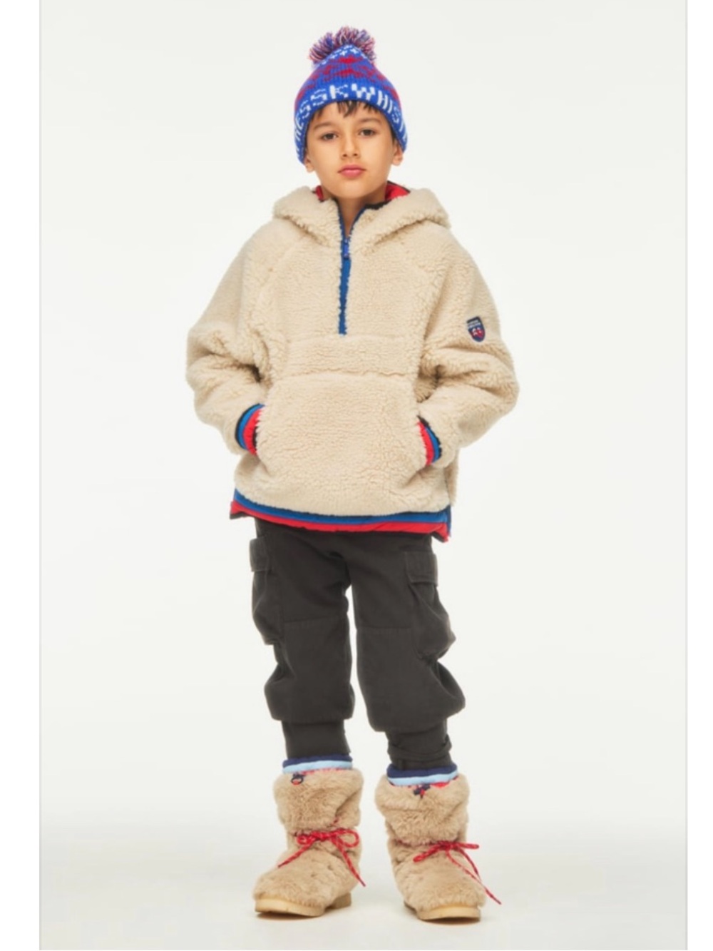 Zara Quilted Fleece Limited Edition 1/4 zip sweatshirt jacket.